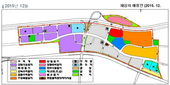 ▲ 한강시네폴리스 토지이용계획 변경안.ⓒ김포도시공사