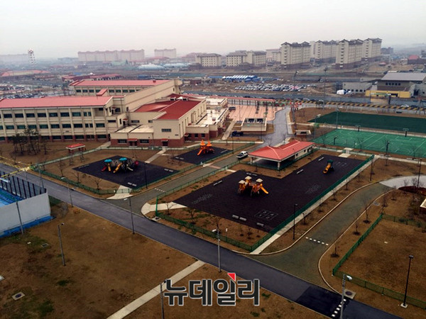 ▲ 평택주한 미군기지내 주거시설 모습.ⓒ뉴데일리 오현지 기자