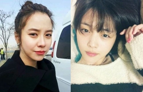 ▲ 송지효 설리 ⓒ송지효, 설리 SNS