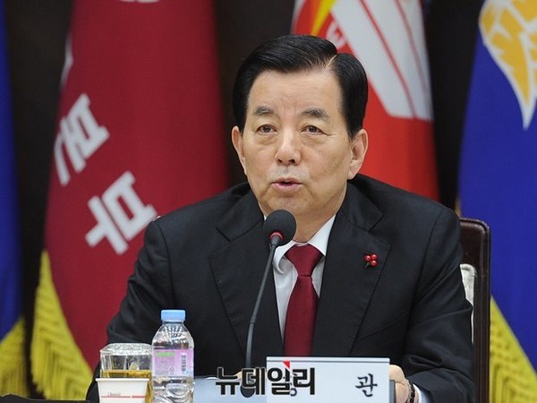 ▲ ’15년 연말 전군 주요지휘관회의에서 한민구 장관이 모두발언을 하고 있다.ⓒ뉴데일리 정재훈 사진기자