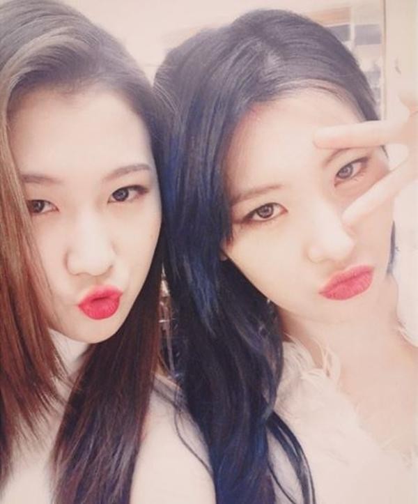 ▲ 백예린,선미ⓒ백예린 SNS