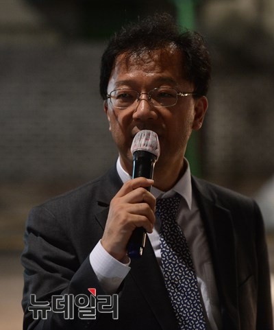 ▲ 양승오 박사 사건 변론을 맡고 있는 차기환 변호사. ⓒ 뉴데일리 정상윤 기자