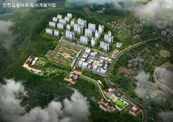 ▲ 진천 교성지구 조감도.ⓒ뉴데일리