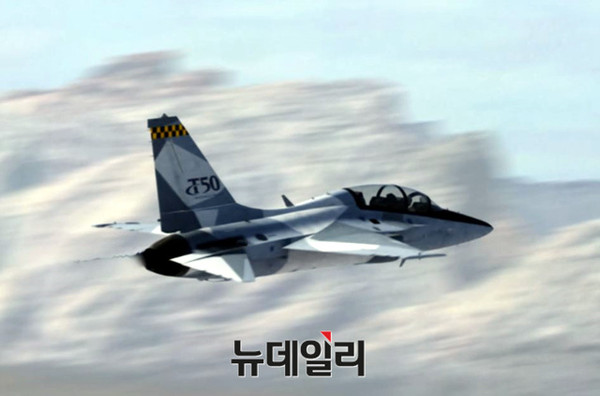 ▲ T-X용 T-50의 CG.ⓒKAI 동영상캡쳐