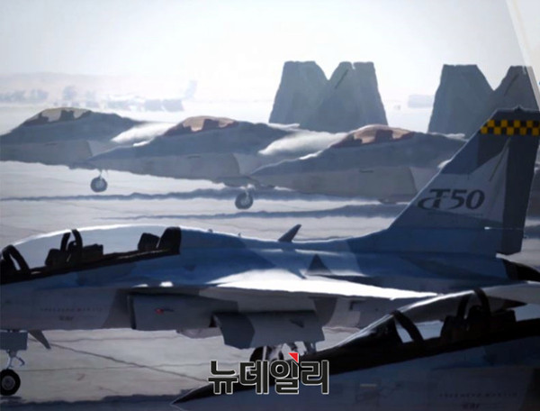 ▲ T-50 훈련기가 미국공군의 선택을 받는다면, F-22와 F-35 등 5세대전투기의 훈련기로 쓸일 가능성이 매우 높다.ⓒKAI 동영상캡쳐