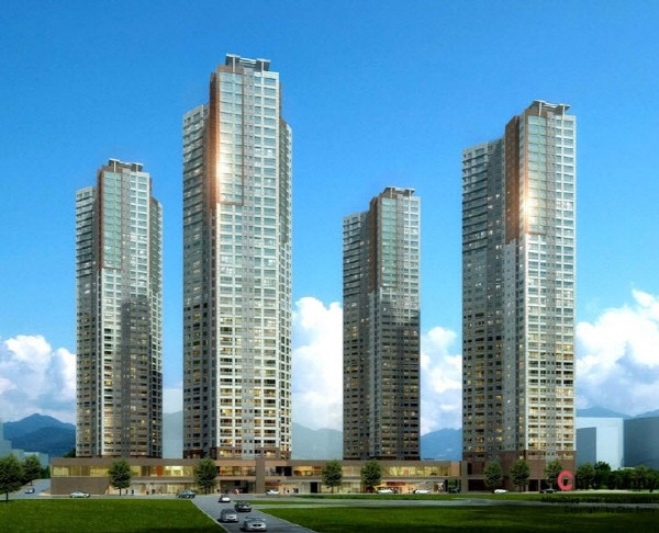 ▲ 충주 최고층 주상복합아파트 '충주 센트럴 푸르지오 아파트' 조감도.사진제공=푸르지오 홈페이지