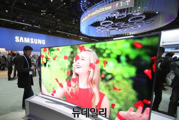 ▲ 지난해 열린 CES 2015에 참가한 삼성전자 부스 모습. ⓒ삼성전자