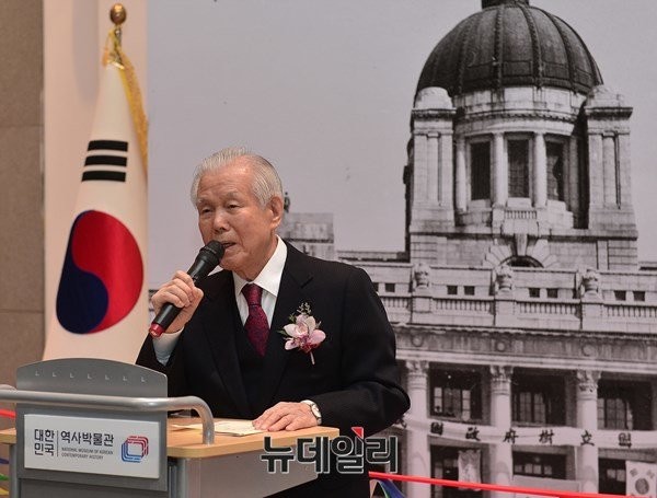 ▲ 이승만 대통령의 양자 이인수 박사. ⓒ뉴데일리 정상윤 기자