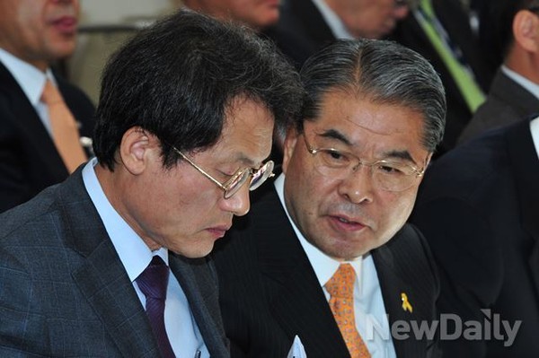 ▲ 조희연 서울시교육감(사진 왼쪽)과 이재정 경기도교육감. ⓒ 뉴데일리 이종현 기자