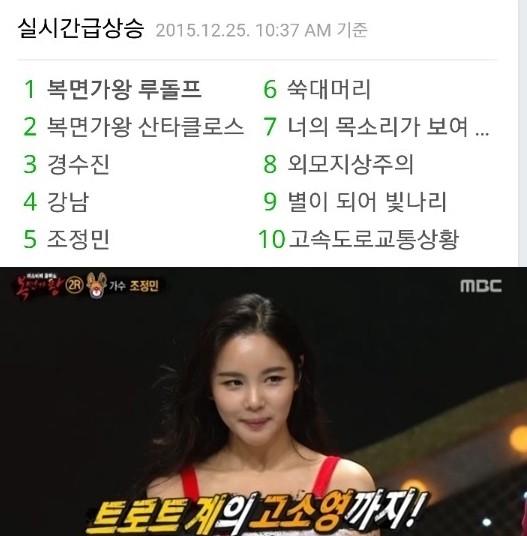 ▲ ⓒ포털사이트 화면 캡쳐, 방송화면 캡쳐