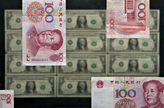▲ 美 달러와 中 위안화. ⓒ조선닷컴 자료사진