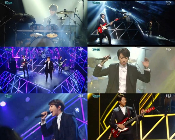 ▲ SBS 가요대전 캡쳐ⓒ뉴데일리