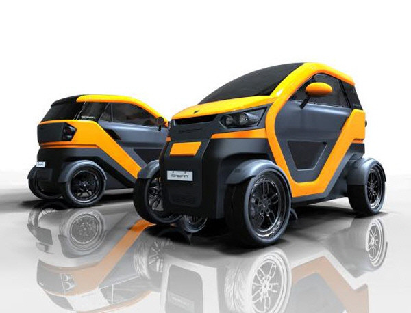 ▲ (주)새안이 생산 중인 '마이크로 전기자동차'모습.사진제공=새안