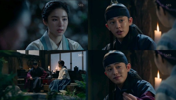 ▲ 신세경, 유아인ⓒ'육룡이 나르샤' 캡처