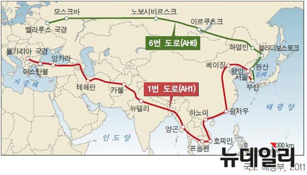 ▲ 포항~울산간 고속도로(참고사진 아시안 하이웨이)ⓒ경북도 제공