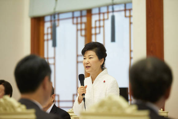 ▲ 박근혜 대통령은 4일 신년 인사회에서 