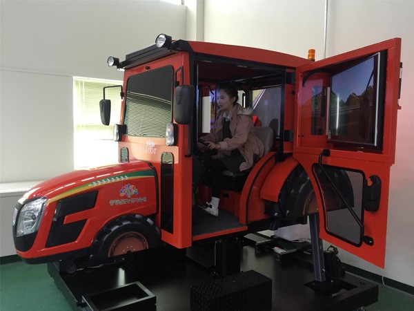 ▲ 시뮬레이터 외관.ⓒ뉴데일리