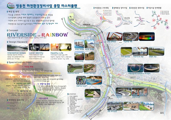 ▲ 영동천 정비 마스터 플랜.ⓒ뉴데일리