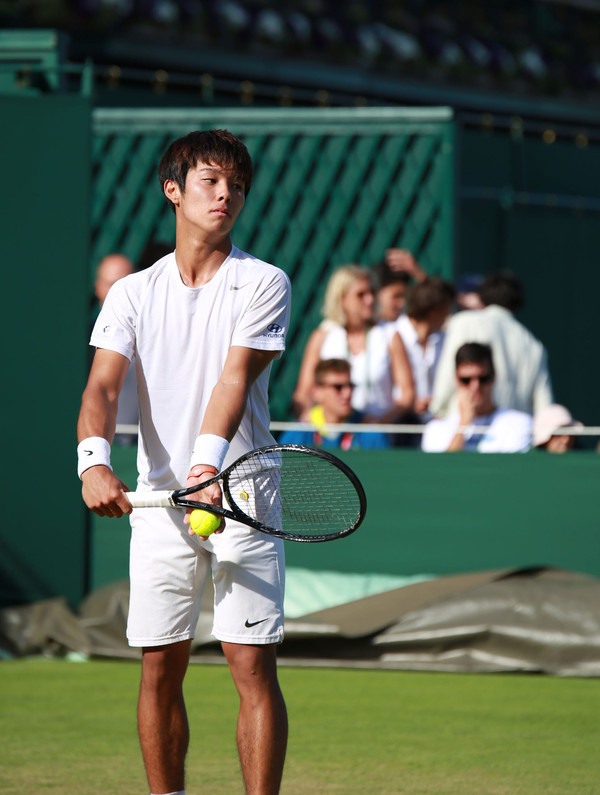 ▲ 지난해 윔블던 대회 이덕희 선수 모습.사진제공=S&B컴퍼니