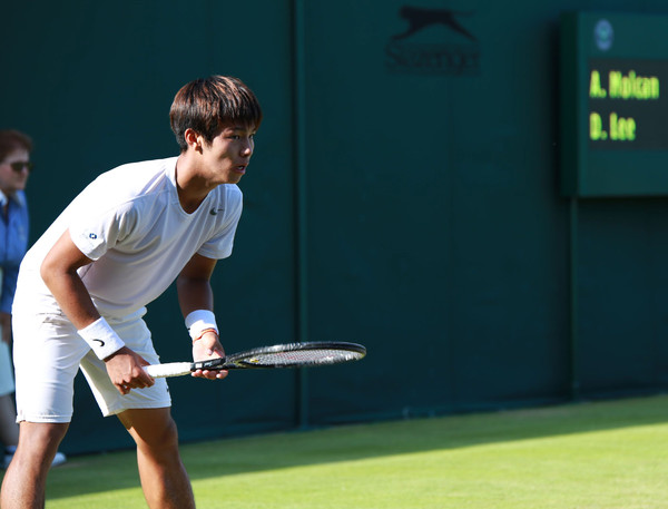 ▲ 지난해 윔블던 대회 이덕희 선수 모습.사진제공=S&B컴퍼니