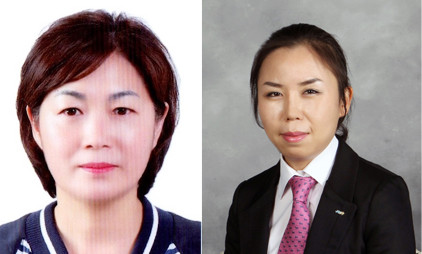 ▲ 왼쪽부터 김정희 역장, 최은영 JC회장.ⓒ뉴데일리