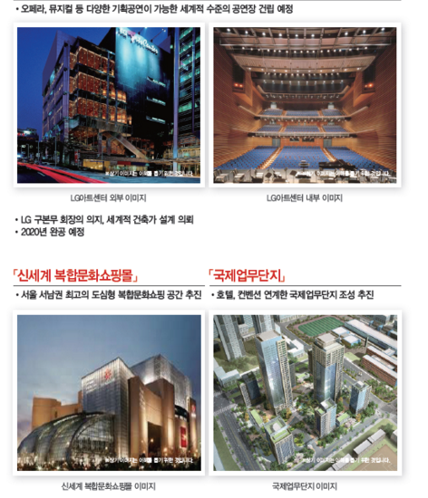 ▲ 새누리당 김성태 의원의 '마곡 문화쇼핑중심지 공약.ⓒ김성태 의원실