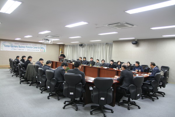 ▲ 독일해외자문관 초청 간담회.ⓒ충북테크노파크