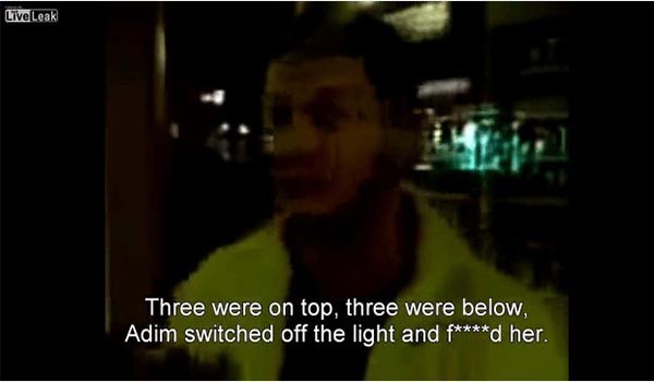 ▲ 2015년 12월 31일 길가던 독일인 여성을 납치해 집단 강간을 했다고 자랑하는 난민의 인터뷰. 이런 자료들이 인터넷과 SNS에 넘쳐나는데도 독일 정부는 이를 쉬쉬하고 있어 국민들의 지탄을 받고 있다. ⓒ라이브리크닷컴 화면캡쳐