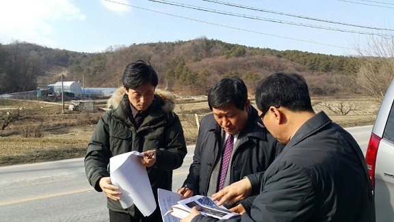 ▲ 노수협 대전시 대중교통혁신추진단장이 현장을 점검하고 있다.ⓒ대전시