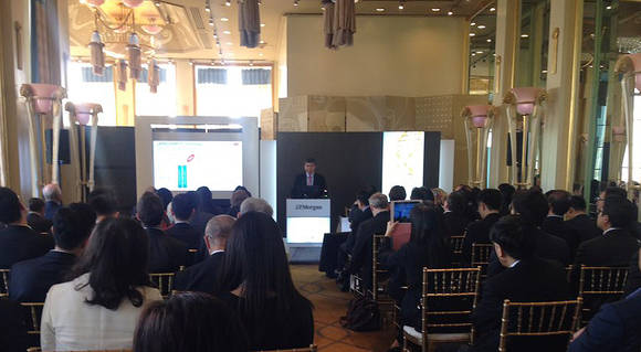 ▲ 한미약품은 지난 11일부터 14일까지(현지 기준) 미국 샌프란시스코에서 열린 제34회 JP모건 헬스케어 컨퍼런스에 참석해 2016년도 R&D전략 등 미래 비전에 대해 발표했다.ⓒ한미약품