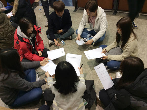 ▲ 지난 11일 경북 경산시 대구대학교에서 2016학년도 수시 합격자 등을 대상으로 '예비대학 학점취득과정' 프로그램이 진행되고 있다. ⓒ대구대