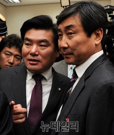 ▲ 새누리당 원유철 원내대표와 더민주 이종걸 원내대표. 이 둘은 여야 협상의 핵심이다. ⓒ뉴데일리 이종현 기자