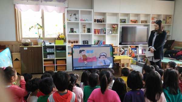 ▲ ‘아이도 잘해요’ 교육장면. ⓒ청주시