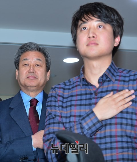 ▲ 새누리당 이준석 전 혁신위원장이 24일 새누리당 당사에서 출마 기자회견을 통해 노원병 출마를 공식화했다.ⓒ뉴데일리 정상윤 기자