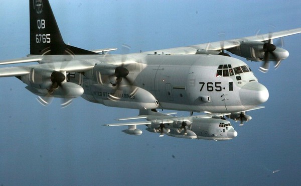 ▲ 미군의 C-130J 수송기.ⓒ미 해병대