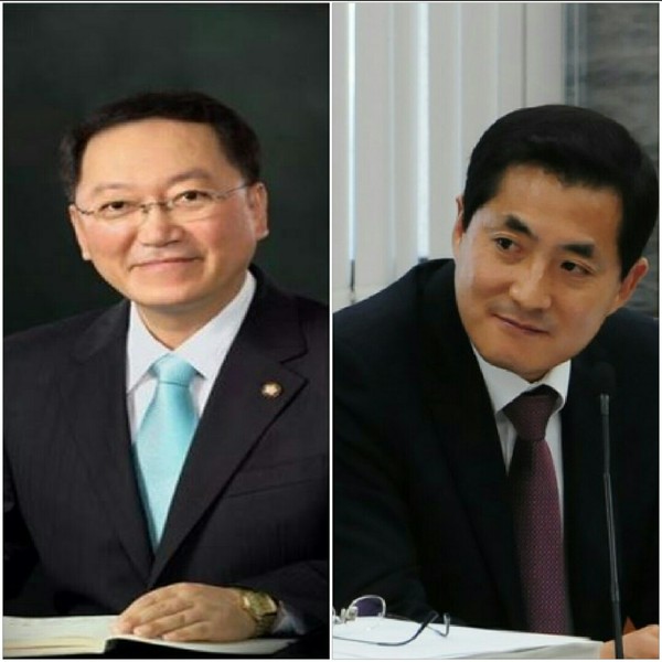 ▲ 최구식 전 서부부지사(좌) 박대출 의원(우)ⓒ최구식,박대출 예비후보 사무소 제공