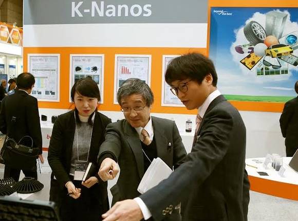 ▲ 금호석유화학은 일본 도쿄에서 27일부터 탄소나노튜브 신제품인 '케이나노스(K-Nanos)'를 전시하고 있다.ⓒ금호석유화학