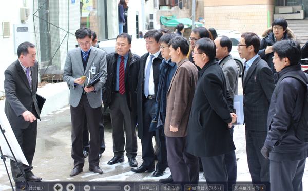 ▲ 국토부 관계자, 천안도시재생 선도지역 현장 방문.ⓒ천안시