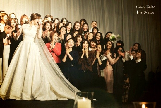 ▲ 정가은의 본식 사진   ⓒ 사진제공 = 구호스튜디오 / 해피메리드컴퍼니