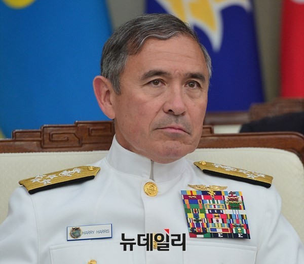 ▲ 해리 해리스 미 태평양 사령관은 지난 25일 〈연합뉴스〉와의 인터뷰에서 "사드 배치 결정은 한국과 미국이 동맹 차원에서 동등하게 결정해야 할 문제"라고 밝혔다. ⓒ 뉴데일리 정상윤 기자
