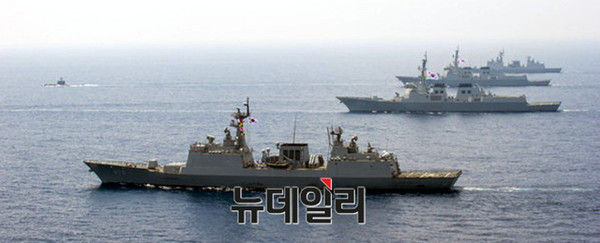 ▲ 해군 7전단의 해상기동훈련 모습.ⓒ뉴데일리 DB