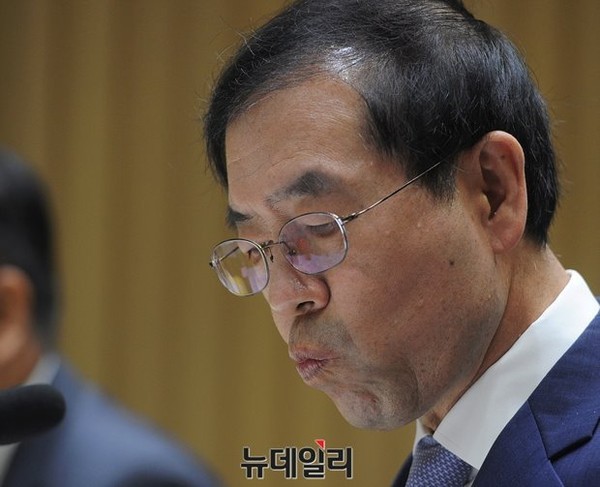 ▲ 아들 병역비리 의혹으로 홍역을 치르고 있는 박원순 서울시장. ⓒ뉴데일리