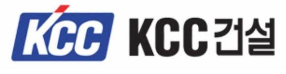 ▲ KCC건설이 KCC그룹의 석고보드 플랜트 공사를 따냈다. 사진은 KCC건설 로고.ⓒKCC건설
