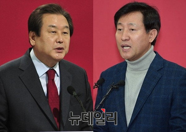 ▲ 새누리당 김무성 대표(왼쪽)와 오세훈 전 서울시장(오른쪽). 새누리당 김무성 대표는 지난해 하반기만해도 여권의 차기대권후보로 원톱 구도를 형성했지만, 김 대표가 주춤하는 사이 오세훈 전 시장이 따라잡았다. ⓒ뉴데일리 DB