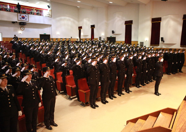 ▲ 중앙경찰학교에서 열린 특채경찰 임용식 모습ⓒ중앙경찰학교