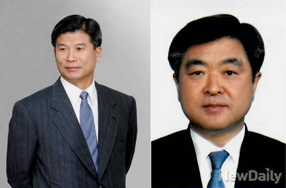 ▲ 최길선 현대중공업 회장(왼쪽), 권오갑 사장ⓒ현대중공업