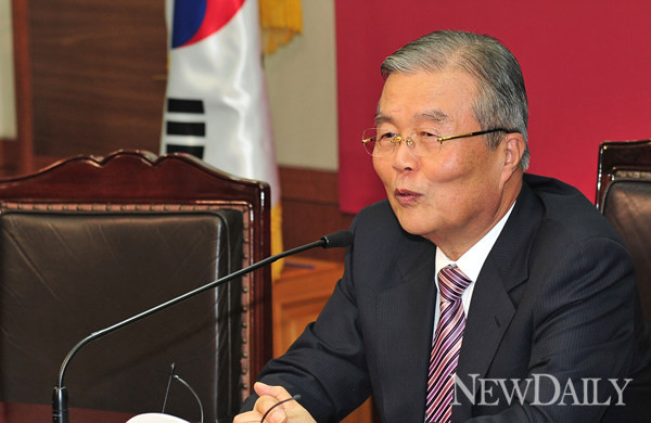 ▲ 김종인 더불어민주당 비대위원장 ⓒ 뉴데일리 DB