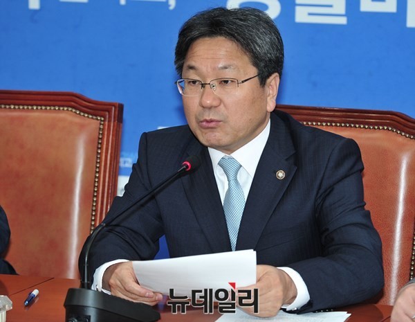 ▲ 광주 북구갑 현역 국회의원인 더불어민주당 강기정 전 정책위의장. ⓒ뉴데일리 이종현 기자