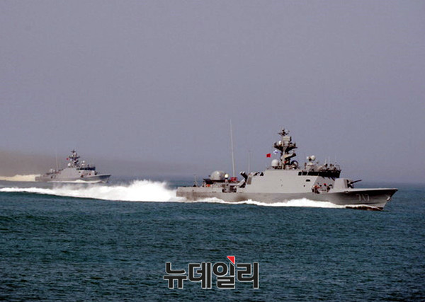▲ 해군 유도탄 고속함.ⓒ뉴데일리DB
