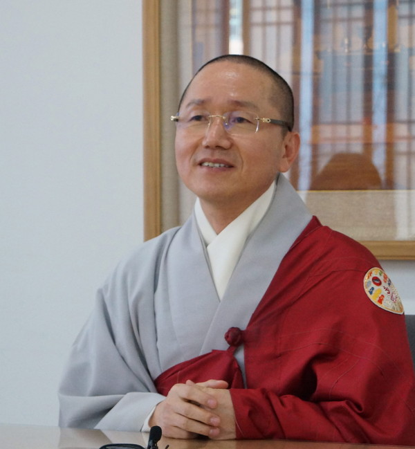 ▲ 대한불교 천태종 월도 총무부장 스님ⓒ대한불교 천태종